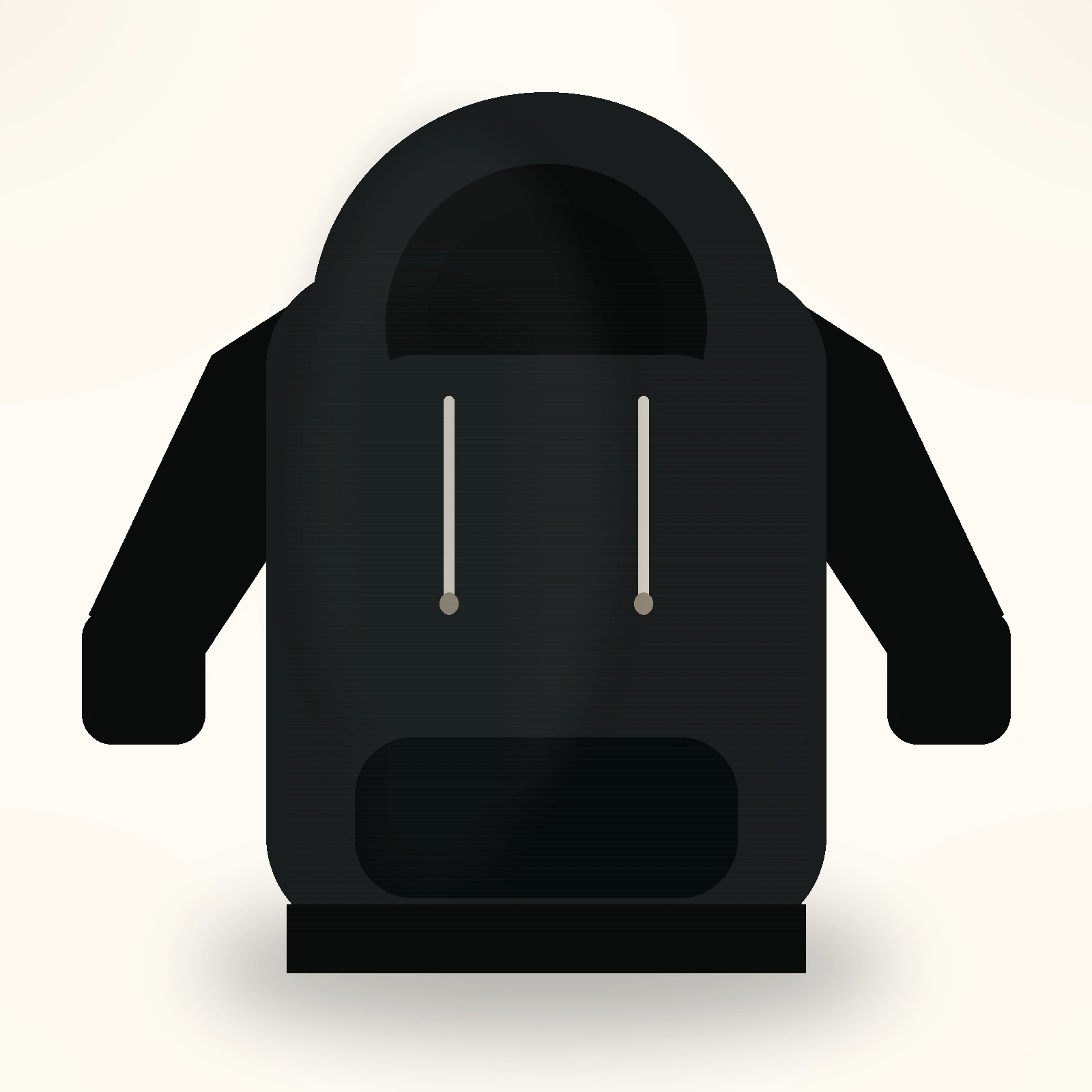 Night Black hoodie visualization